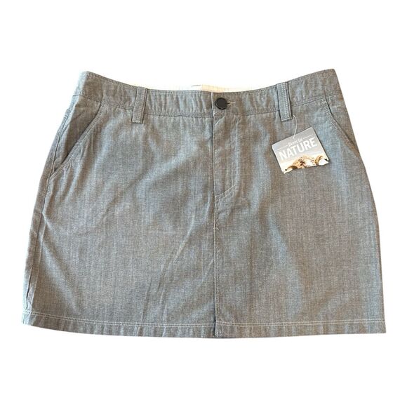 Icebreaker Merino Destiny Skirt Size 30 Wool Blend Womens Gray Heather NWT’s - Picture 13 of 13